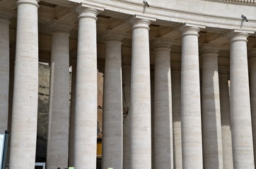 Naklejka premium Saint Peter's Basilica Colonnade in Rome
