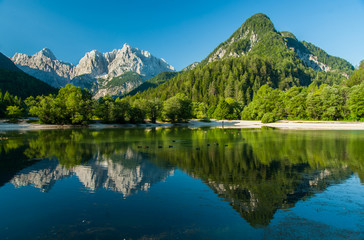 Fototapeta na wymiar Jasna lake, Kranjska gora, Slovenia