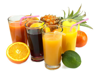 verre de jus de fruits