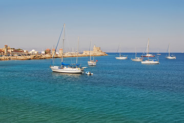 the city of Rhodes