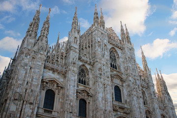 Fototapeta na wymiar Milan cathedral dome - Italy