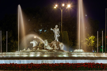 The fountain of Neptune in Madrid © Nikolai Sorokin