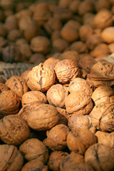 Pile of walnuts