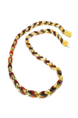 Obraz premium Snake type amber necklace isolated