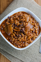 Baked Beans in a bowl