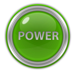power circular icon on white background