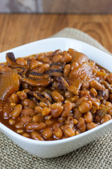 Baked Beans in a bowl
