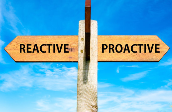 Reactive versus Proactive messages