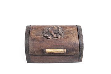 Wooden box from Thailand