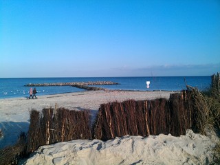 Strand Schönberg Probstei Winter