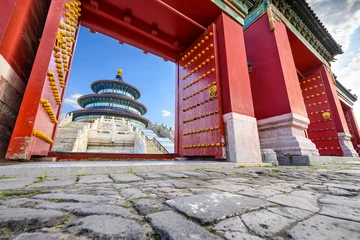 Foto auf Alu-Dibond Peking, China im Himmelstempel © SeanPavonePhoto