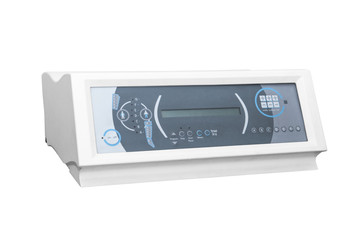 Fototapeta premium control panel of medical diagnostic device on a white background