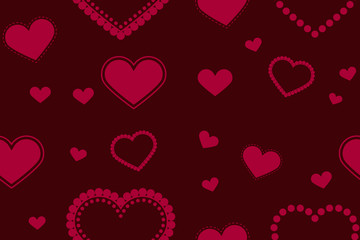 sap8 SeamlessAbstractPattern sap - hearts red dark purple g3006