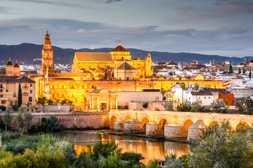 Obraz premium Cordoba, Spain Mosque - Cathedral Skyline