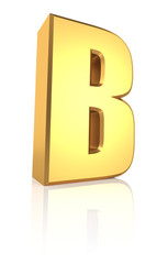 3d Letter B