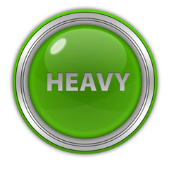 Heavy circular icon on white background