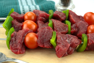 brochettes de boeuf