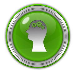 Setting circular icon on white background