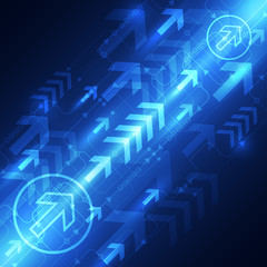 vector digital speed technology, abstract background