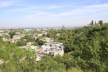 Fototapeta na wymiar Landscape - City view of Ciudad Victoria