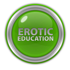 Erotic Education circular icon on white background