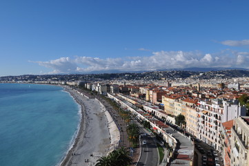 Obraz premium Nice from the Castle in Winter