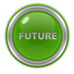 Future circular icon on white background