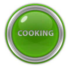 Cooking circular icon on white background