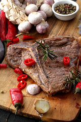T-bone steak 