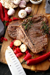 T-bone steak 