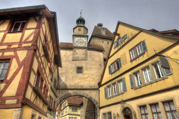 Clocktower of Rothenburg, Germany