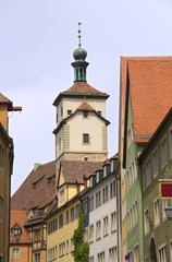 Fototapeta premium Tower of Rothenburg ob der Tauber, Germany