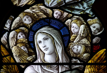 St. Mary with angels