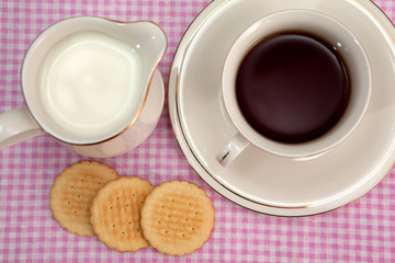 Pastries and tea