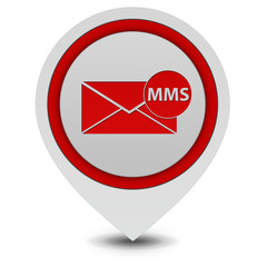 mms pointer icon on white background