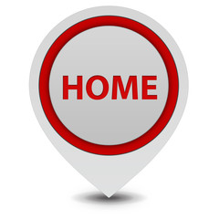 home pointer icon on white background