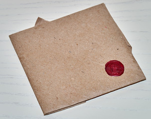 Stamp and a letter