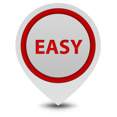 easy pointer icon on white background