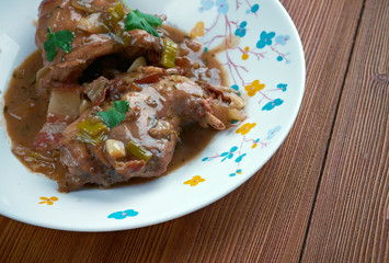 Hasenpfeffer stew rabbit