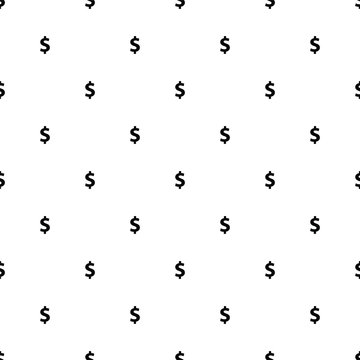 Vector Seamless Pattern, Money
