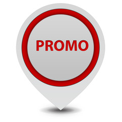 Promo pointer icon on white background