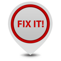 Fix it pointer icon on white background