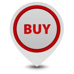 Buy pointer icon on white background