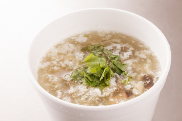 soup with beef and mushrooms