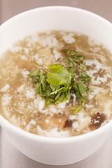 soup with beef and mushrooms