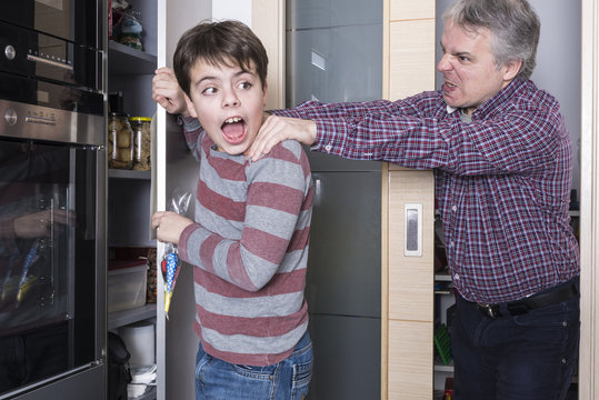 child taking candy
