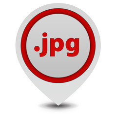 .jpg pointer icon on white background