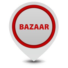 Bazaar pointer icon on white background