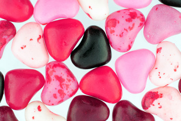 Close Up of Colorful Valentine Candies