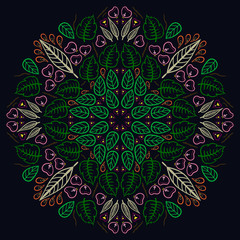 Mandala. Round Ornament Pattern